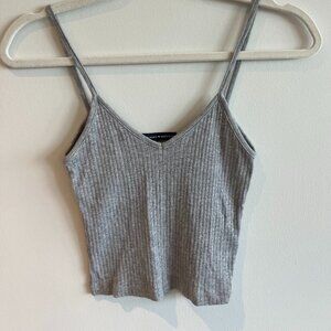 Brandy Melville Gray Cropped Tank